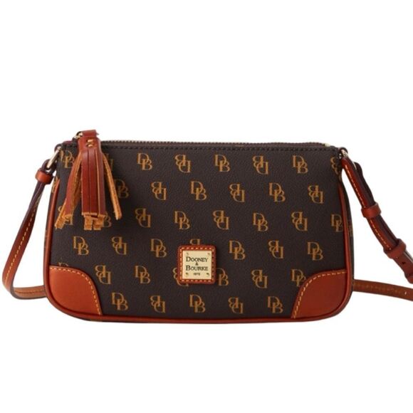 Dooney & Bourke Handbags - HP 🎉 Dooney & Bourke Gretta Slim Crossbody bag. Color: Brown Tmoro